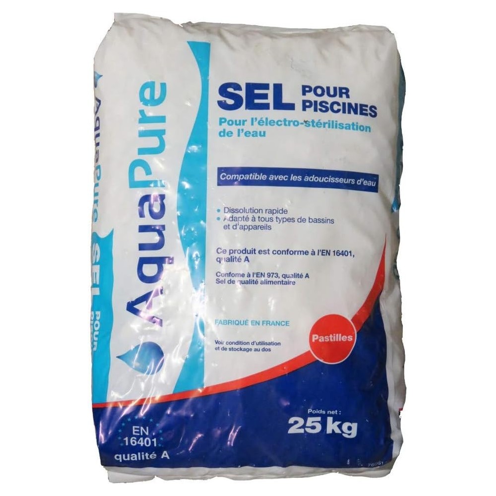 AQUAPURE SEL POUR PISCINE 25KGS