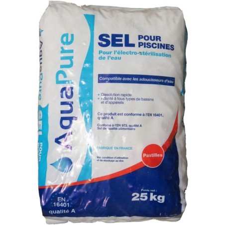AQUAPURE SEL POUR PISCINE 25KGS