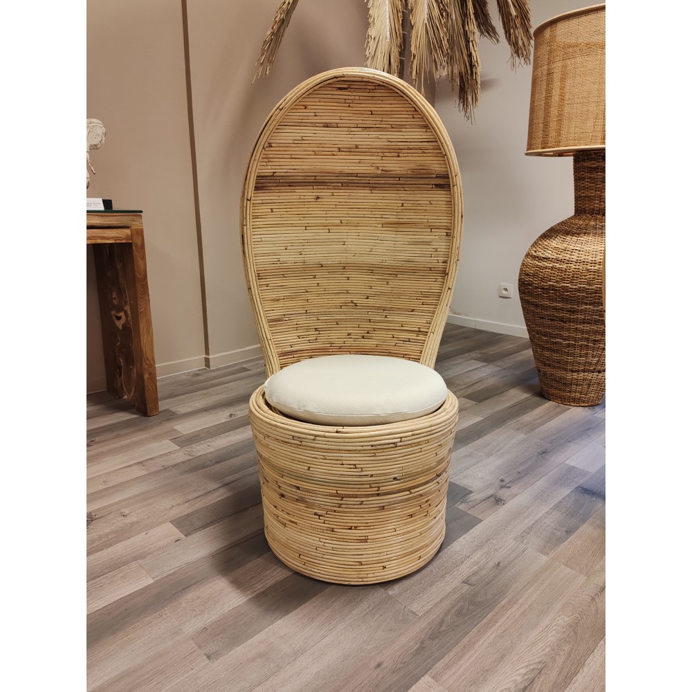 FAUTEUIL EN ROTIN HAUT COBRA FAUTEUIL EN ROTIN HAUT COBRA