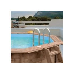 PISCINE BOIS TROPICAL SUNSHINE